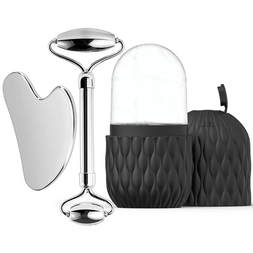 Ice Roller & Gua Sha Facial Sculpting Set