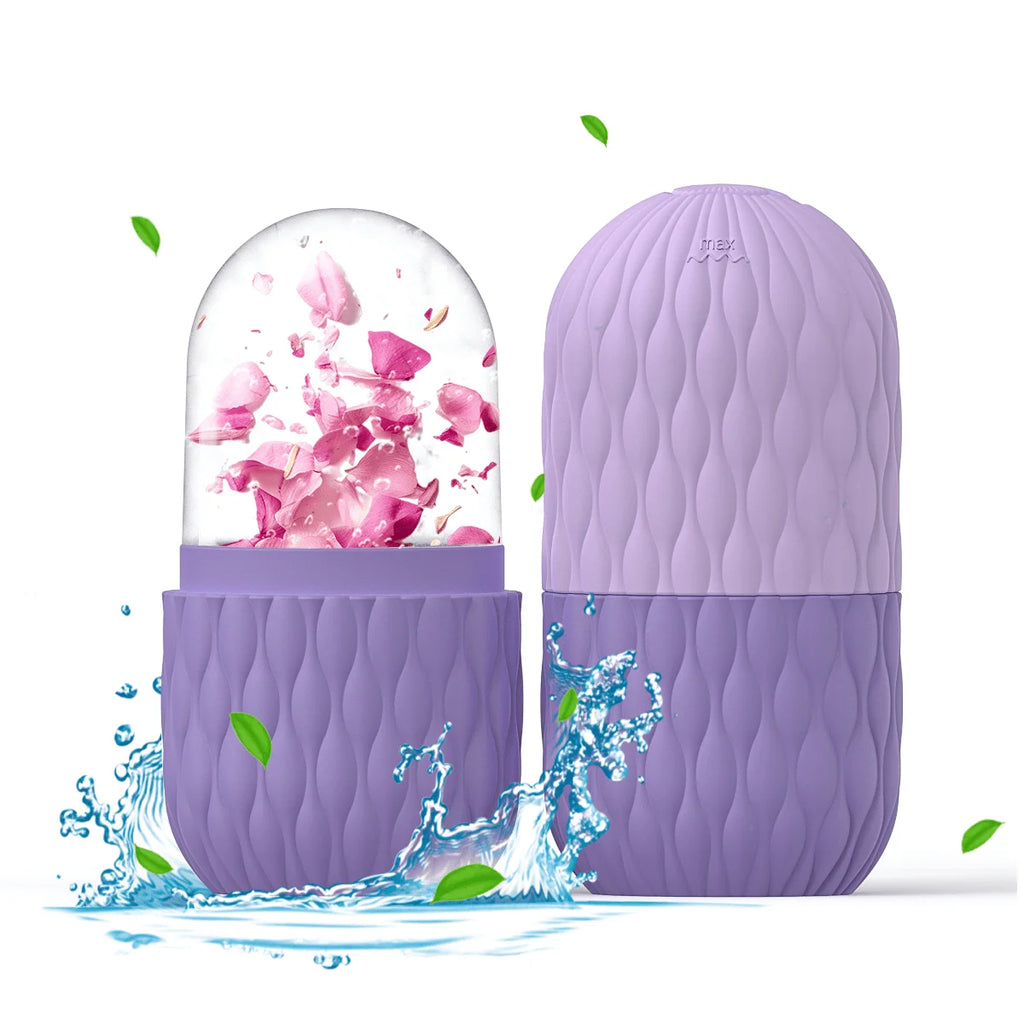 Ice Roller & Gua Sha Facial Sculpting Set