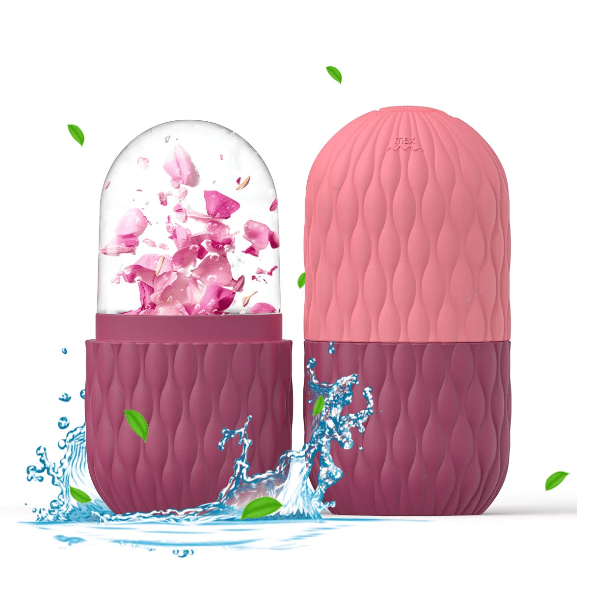 Ice Roller & Gua Sha Facial Sculpting Set