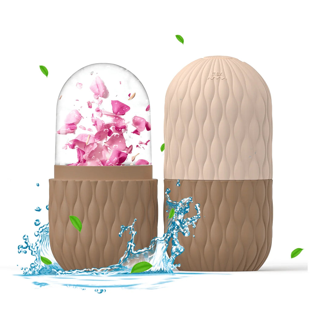 Ice Roller & Gua Sha Facial Sculpting Set